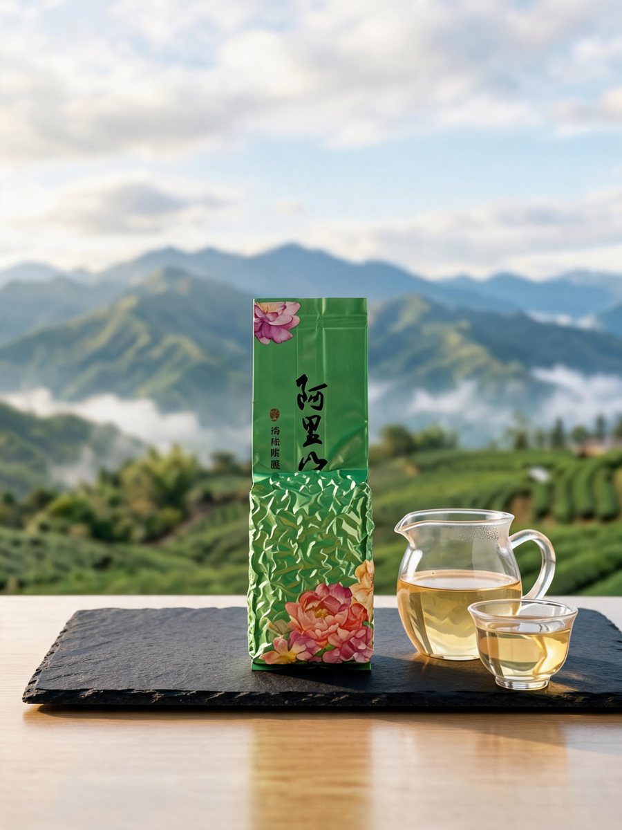 阿里山手採金萱